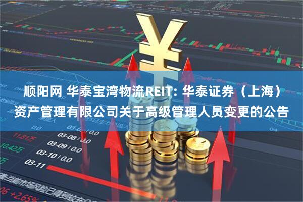 顺阳网 华泰宝湾物流REIT: 华泰证券（上海）资产管理有限公司关于高级管理人员变更的公告